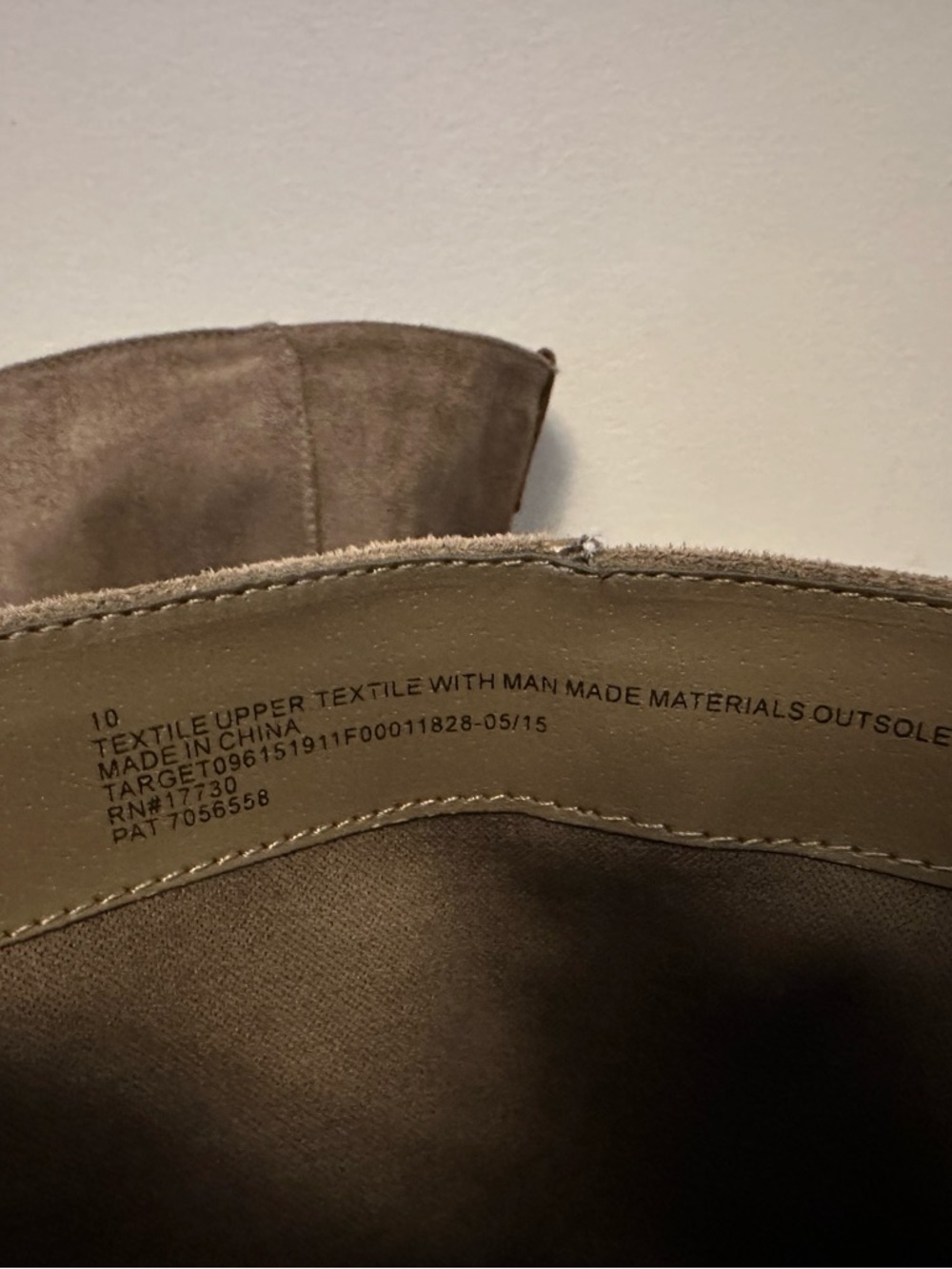 Taupe Suede Knee-High Women's Boots - Picture 6 of 7